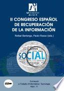 libro Ii Congreso Español De Recuperación De La Información