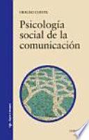 libro Psicología Social De La Comunicación