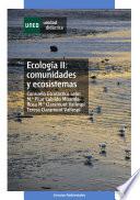 libro EcologÍa Ii: Comunidades Y Ecosistemas