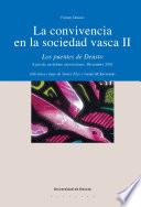 libro La Convivencia En La Sociedad Vasca   Vol. Ii