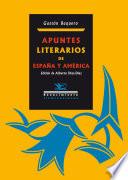 libro Apuntes Literarios De España Y América