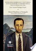 De Baladas, Madrigales Y Nocturnos: Manuel Bandeira Y Gerardo Diego, Poetas Musicales (1924)