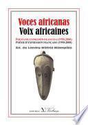 libro Voces Africanas Voix Africaines
