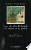 libro Amor De Don Perlimplín Con Belisa En Su Jardín