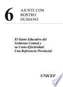 El Gasto Educativo Del Gobierno Central Y Su Costo Efectividad