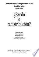 Exodo O Redistribución?