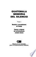 libro Guatemala: Mandato Y Procedimiento De Trabajo. Causas Y Orígenes Del Enfrentamiento Armado Interno