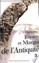 libro Histoire, Espaces Et Marges De L Antiquité
