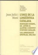 libro L Inici De La Lingüística Catalana