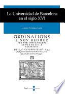 La Universidad De Barcelona En El Siglo Xvi