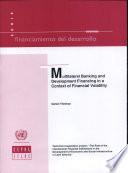 Multilateral Banking And Development Financing In A Context Of Financial Volatility