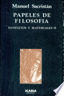 Papeles De Filosofía