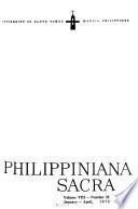 libro Philippiniana Sacra