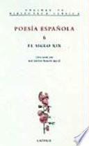 libro Poesía Española: El Siglo Xix