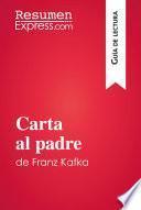 libro Carta Al Padre De Franz Kafka (guía De Lectura)