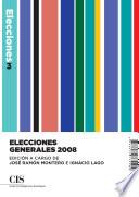 libro Elecciones Generales 2008