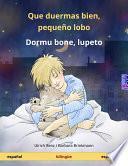 libro Que Duermas Bien, Pequeño Lobo   Dormu Bone, Lupeto. Libro Infantil Bilingüe (español   Esperanto)