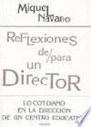 libro Reflexiones De/para Un Director