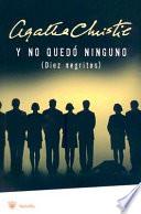 libro Y No Quedo Ninguno (diez Negritos)