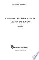 Cuentistas Argentinos De Fin De Siglo