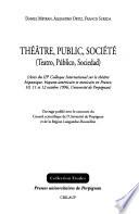 Théâtre, Public, Société