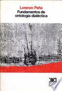 libro Fundamentos De Ontología Dialéctica