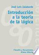 libro Introducción A La Teoría De La Lógica