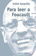 libro Para Leer A Foucault