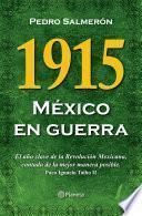 libro 1915 México En Guerra