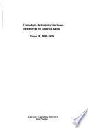 libro Cronología De Las Intervenciones Extranjeras En América Latina: 1849 1898