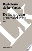 De Las Antiguas Gentes Del Perú