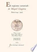 libro Els Registres Notarials De Miquel Llagària