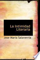 libro La Intimidad Literaria