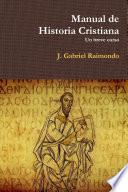 libro Manual De Historia Cristiana