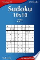 libro Sudoku 10x10   Medio   Volumen 10   276 Puzzles