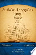 libro Sudoku Irregular 9x9 Deluxe   Difícil   Volumen 22   468 Puzzles