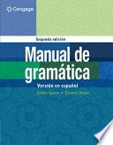 libro Manual De Gramática: En Espanol