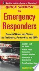 libro Quick Spanish For Emergency Responders