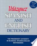 libro Velazquez Spanish And English Dictionary