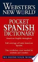 libro Webster S New World Pocket Spanish Dictionary