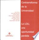 libro Contrarreforma De La Universidad
