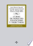 libro Curso De Derecho Financiero Y Tributario