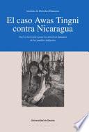 libro El Caso Awas Tingni Contra Nicaragua
