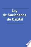 libro Ley De Sociedades De Capital (Испания)