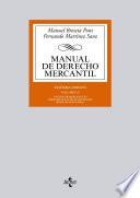 libro Manual De Derecho Mercantil