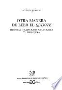 libro Otra Manera De Leer El Quijote