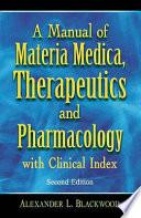 A Manual Of Materia Medica