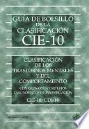 libro Guía De Bolsillo De La Clasificación Cie 10