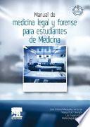 libro Manual De Medicina Legal Y Forense Para Estudiantes De Medicina + Studentconsult En Español