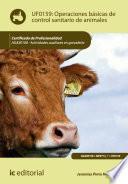 libro Operaciones Básicas De Control Sanitario De Animales. Agax0108